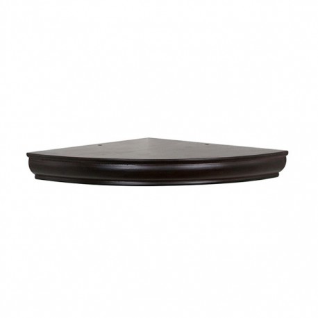 REPISA ESQUINA ESPRESSO 30.48 CM - Envío Gratuito