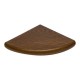REPISA PARA ESQUINA LITE 300 X 300 X 19 MM COLOR ESPRESSO - Envío Gratuito