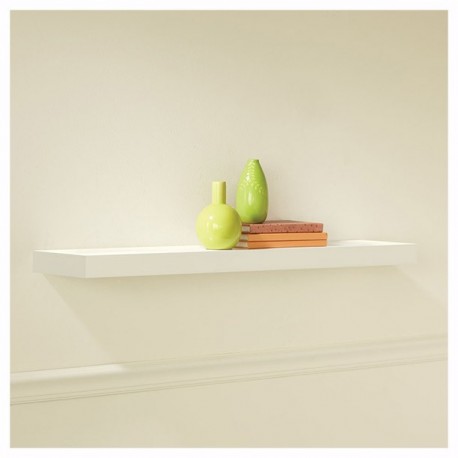 REPISA FLOTANTE BLANCA 122 X 26 X 5CM - Envío Gratuito