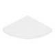 REPISA PARA ESQUINA LITE DE 300 X 300 X 19 MM COLOR BLANCA - Envío Gratuito