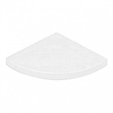 REPISA PARA ESQUINA LITE DE 300 X 300 X 19 MM COLOR BLANCA - Envío Gratuito