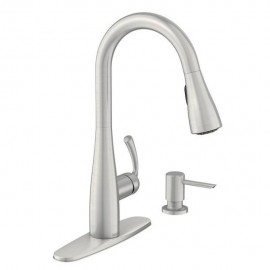 MEZCLADORA MONOMANDO PARA COCINA ROCIADOR ESSIE ACERO INOXIDABLE - Envío Gratuito