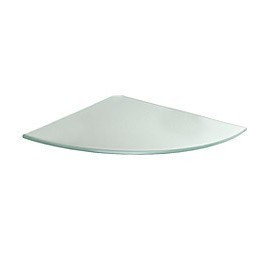 REPISA CRISTAL ESQ 30X30X0.8 CM SATIN - Envío Gratuito
