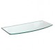 REPISA CRISTAL 60X20/ 24X0.8 CM CLARO - Envío Gratuito