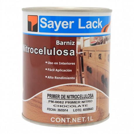 NITROLACK PRIMER CHOCOLATE 1 L - Envío Gratuito