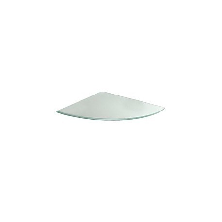 REPISA CRISTAL ESQ 25X25X0.8CM SATIN - Envío Gratuito