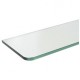 REPISA CRISTAL CUADRO 60 X 20 X 0.8 CM NEGRO - Envío Gratuito