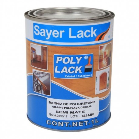 POLY LACK CRISTAL MATE 1 L - Envío Gratuito