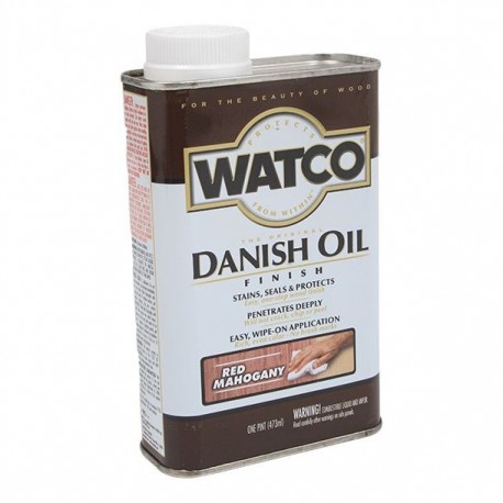 TINTE PARA MADERA ACEITE DANÉS CAOBA ROJA - Envío Gratuito