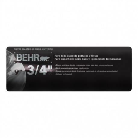 BEHR RODILLO SILVER MASTER 3/4" - Envío Gratuito