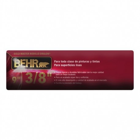 BEHR RODILLO GOLD MASTER 3/8" - Envío Gratuito