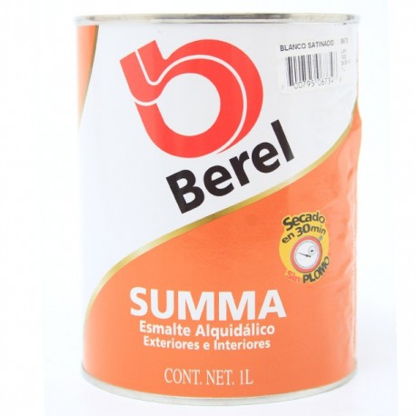 PINTURA ESM SUMMA BLANCO SATINADO 1 L - Envío Gratuito