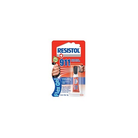 RESISTOL 911 FLEX GEL 3G - Envío Gratuito