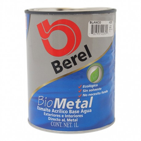 ESMALE BASE AGUA BIOMETAL 1 L TINT - Envío Gratuito