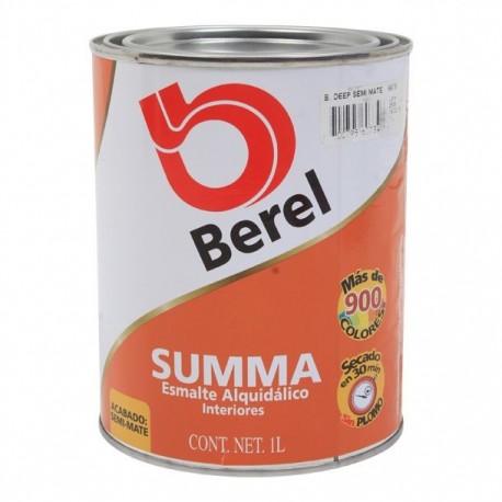 ESMALTE SUMMA SEMIMATE BASE DEEP 1 L - Envío Gratuito