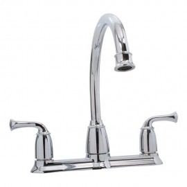 MEZCLADORA DE DOS MANERALES PARA COCINA BANBURY CROMO - Envío Gratuito