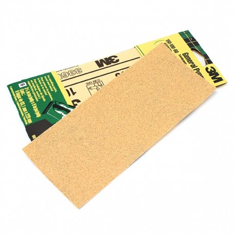 3M LIJA PINTURA MADERA METAL 3-2/3X9 ASST USO GENERAL - Envío Gratuito