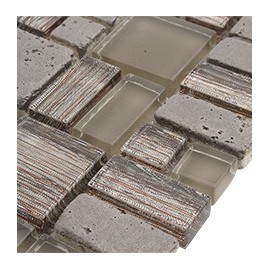 MALLA CUATTRO OCRE 30X30 CM 1 PIEZA DALTILE - Envío Gratuito