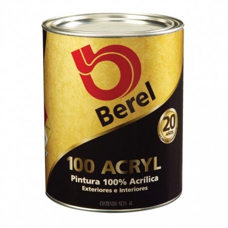 PINTURA 100% ACRÍLICA 4 L TINT - Envío Gratuito