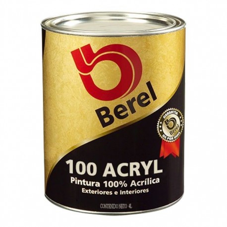 PINTURA 100 ACRYL 4 L - Envío Gratuito