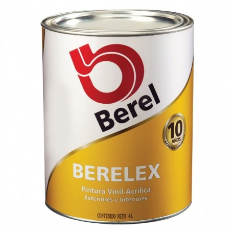 PINTURA BERELEX 4 L BLANCO - Envío Gratuito