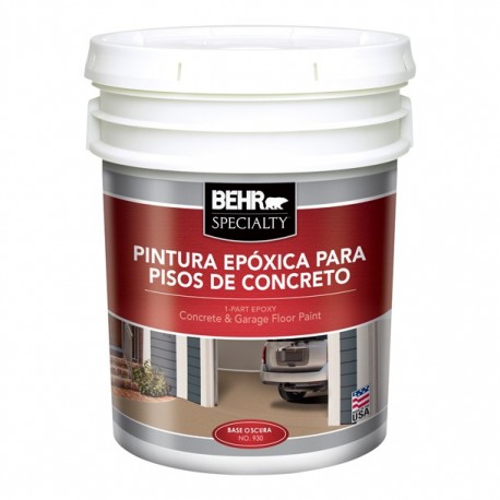 PINTURA EPÓXICA PISO CONCRETO BASE OSCURA 5G - Envío Gratuito