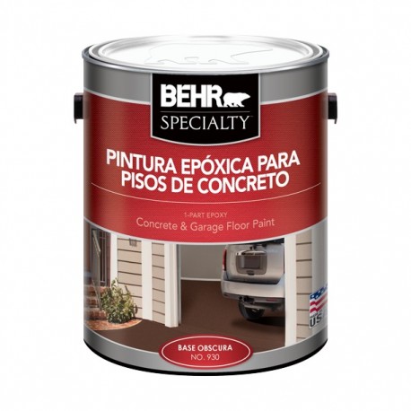 PINTURA EPÓXICA PISO CONCRETO BASE OSCURA 1G - Envío Gratuito