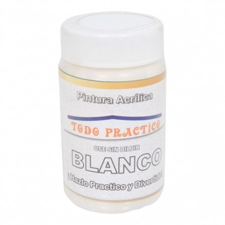 PINTURA ACRÍLICA 70 ML BLANCA - Envío Gratuito