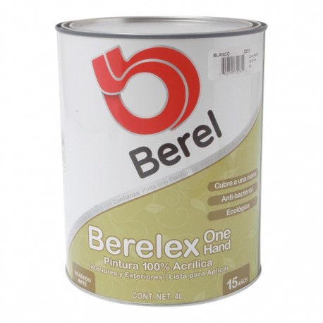 BERELEX ONE HAND BLANCO 4 L - Envío Gratuito