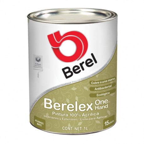 PINTURA BERELEX ONE HAND BASE PASTEL 1 L - Envío Gratuito