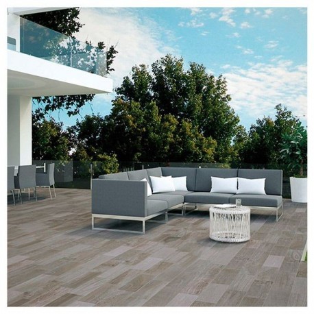 PISO WOOD LAND 18X50 CM SMOKE 0.99 M2 DALTILE - Envío Gratuito