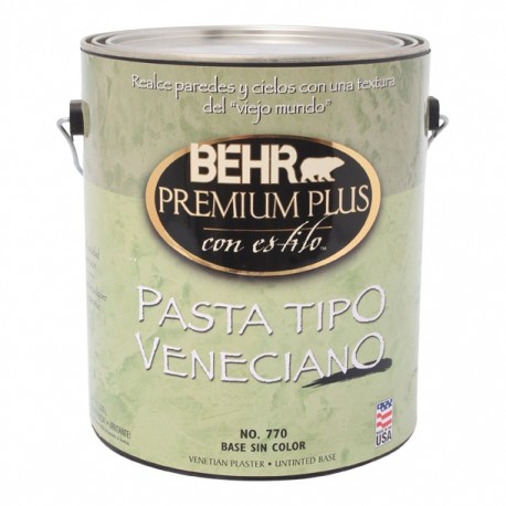 PINTURA PREMIUM PLUS INTERIOR PASTA TIPO VENECIANA 1G - Envío Gratuito