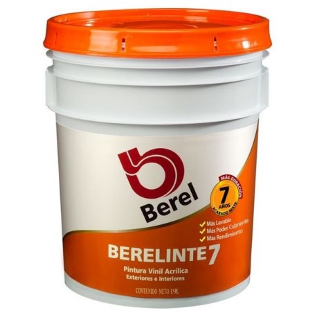 PINTURA BERELINTE 19 L NEGRO - Envío Gratuito