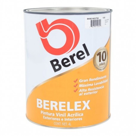 PINTURA BERELEX BASE ACCENT 4 LS - Envío Gratuito