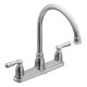 MEZCLADORA DE DOS MANERALES PARA COCINA BANBURY MO ACERO INOXIDABLE - Envío Gratuito