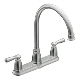 MEZCLADORA DE DOS MANERALES PARA COCINA BANBURY MO ACERO INOXIDABLE - Envío Gratuito
