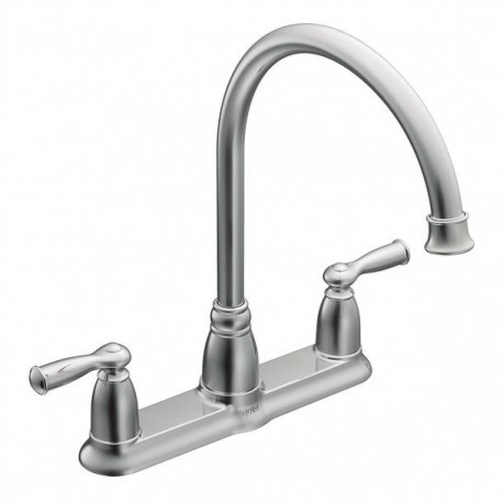 MEZCLADORA DE DOS MANERALES PARA COCINA BANBURY MO ACERO INOXIDABLE - Envío Gratuito