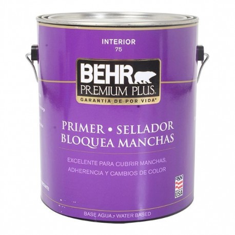 PINTURA PREMIUM PLUS PRIMER INTERIOR BLOQUEA MANCHAS 1G - Envío Gratuito