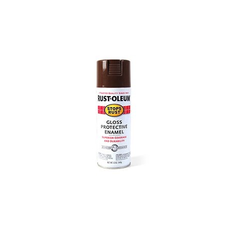 PINTURA SPRAY ANTIÓXIDO CAFÉ BRILLANTE - Envío Gratuito