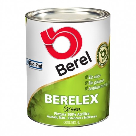 PINTURA BERELEX GREEN BASE DEEP 4 L - Envío Gratuito