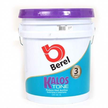 PINTURA KALOS TONO BCO OSTION 19 L - Envío Gratuito