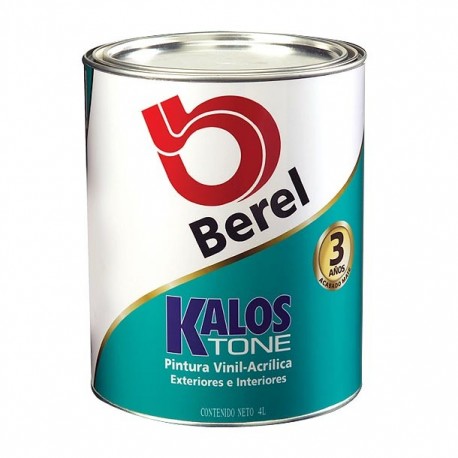 PINTURA KALOS TONE 4 L BLANCO - Envío Gratuito