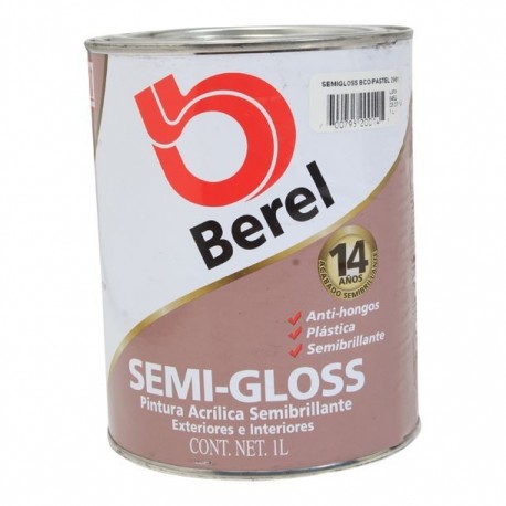 PINTURA SEMIGLOSS BLANCA PAST 1 L - Envío Gratuito
