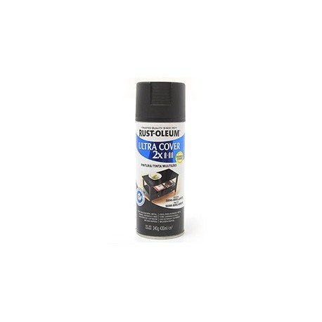 PINTURA SPRAY 2X NEGRO BRILLANTE SEMI - Envío Gratuito