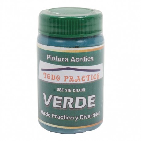 PINTURA ACRÍLICA 70 ML. VERDE - Envío Gratuito