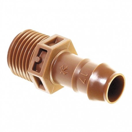 CONEC RECTO 1/2" MPTX 1/2" MANGUERA - Envío Gratuito
