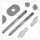 KIT TORNILLO-PIJA WC ACERO INOXIDABLE - Envío Gratuito