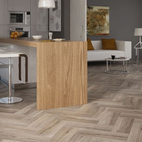 PISO WOOD LAND 18X50 CM ALMOND DALTILE - Envío Gratuito