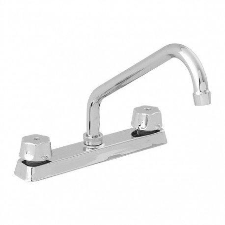 MEZCLADORA PARA COCINA 8" CROMO - Envío Gratuito