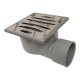 SUMIDERO PVC 50 MM X 40 MM S/H REJILLA ACERO INOXIDABLE - Envío Gratuito